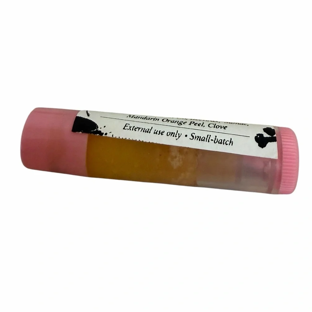 Spice Sumac Lip Balm Warm Citrus Herbal Lip Care – Small Batch Natural Lip Balm